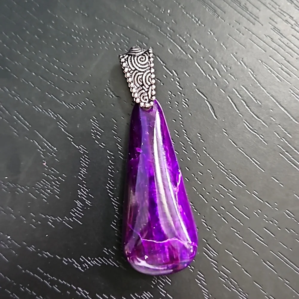 Purple necklace